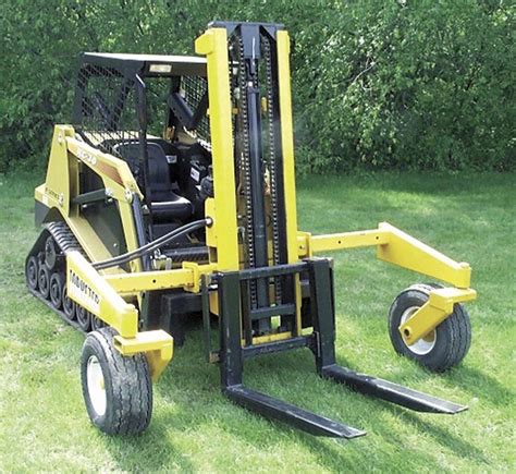 skid steer forklift mast attachment|bobcat skid steer fork attachment.